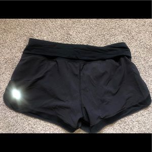 Black lululemon shorts
